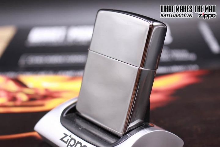 Bật Lửa Zippo 250 - Thiết Kế Classic High Polished Chrome Bạc Trắng Bóng, Bảo Hành Trọn Đời, Món Quà Thời Thượng Cho Người Sử Dụng