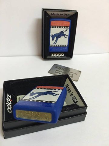 Zippo 29166 - Bật Lửa Zippo Màu Xanh Hoàng Gia Matte Hình Chữ V 