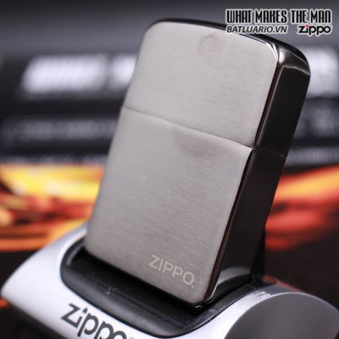 Bật Lửa Zippo 24485 - Mẫu 1941 Black Ice Có Logo Zippo - Quà Tặng Sang Trọng Cho Người Sưu Tầm
