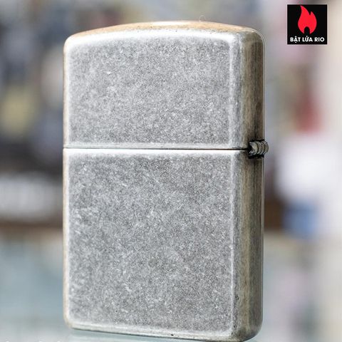 Bật lửa Zippo Armor 28973 – Bạc cổ dày, chống gió, nhập khẩu Mỹ – Quà tặng hoàn hảo cho tín đồ Zippo