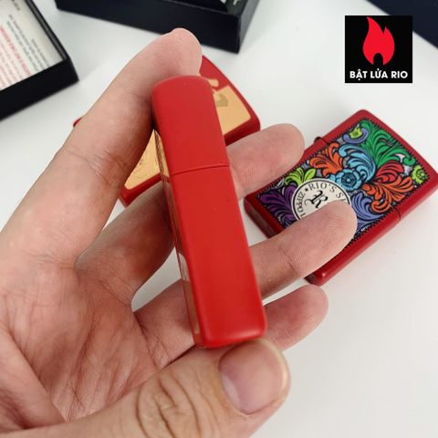 Bật Lửa Zippo 29929 - Year of the Rat Red Matte - Quà Tặng Độc Đáo Cho Người Sưu Tập và Yêu Thích Zippo