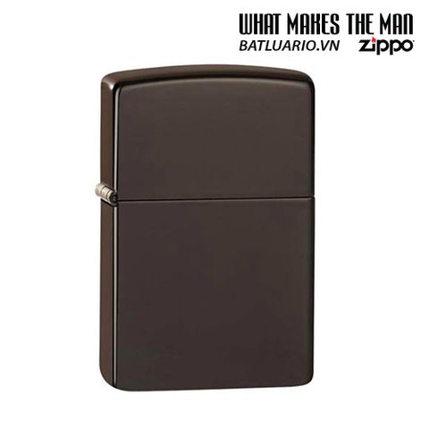 Bật lửa Zippo 49180 Brown - Bật lửa chính hãng Classic, kháng gió, thiết kế mới 2020, quà tặng độc đáo cho tín đồ Zippo