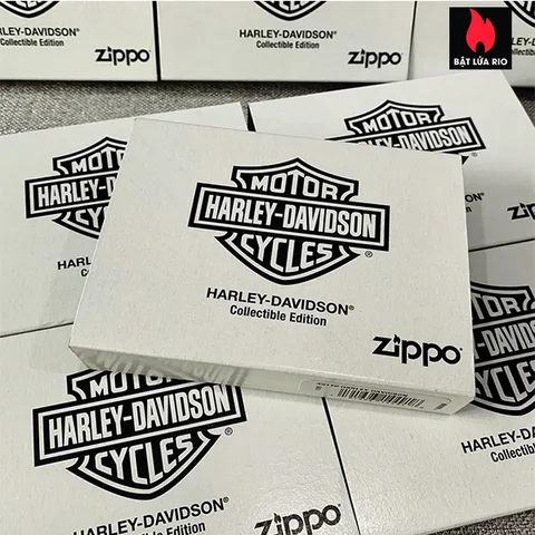 Zippo 49176 - Bật Lửa Collectible Armor Black Matte Harley-Davidson® 2020 - Quà Tặng Cho Người Mê Xe Máy
