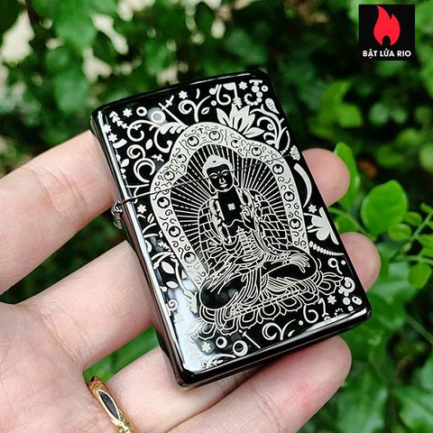 Zippo 24756 Khắc Đức Phật 4 Mặt - Bật Lửa Zippo Cao Cấp Với Thiết Kế Tâm Linh Độc Đáo - Quà Tặng Ý Nghĩa