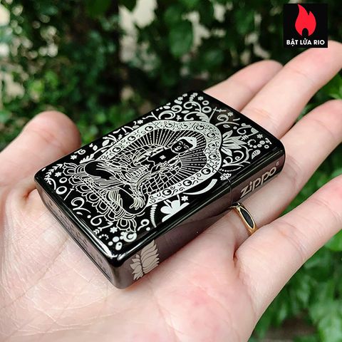 Zippo 24756 Khắc Đức Phật 4 Mặt - Bật Lửa Zippo Cao Cấp Với Thiết Kế Tâm Linh Độc Đáo - Quà Tặng Ý Nghĩa