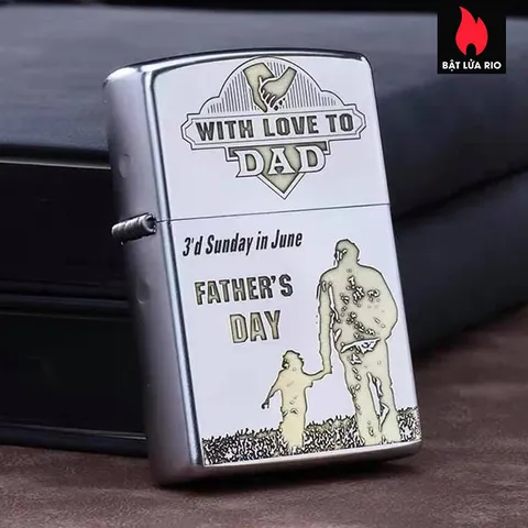 Bật Lửa Zippo Khắc Ngày Của Cha 250/205 - Quà Tặng Ý Nghĩa Cho Ngày Father's Day 02