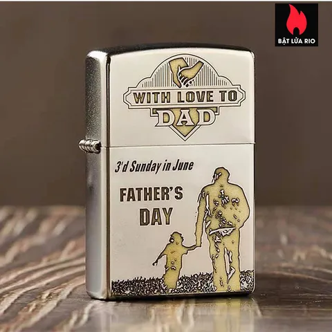 Bật Lửa Zippo Khắc Ngày Của Cha 250/205 - Quà Tặng Ý Nghĩa Cho Ngày Father's Day 02