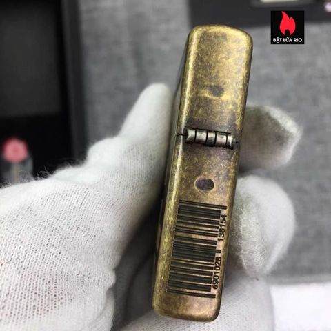Zippo Đồng Vàng Giả Cổ 201FB Khắc Light 5 Mặt - Bật Lửa Zippo Sang Trọng, Quà Tặng Lý Tưởng Cho Người Yêu Thích Sưu Tập
