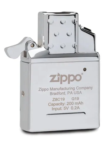 Ruột Zippo Tia Lửa Điện Plasma 65828 - Bật Lửa Sạc USB 2 Chùm, Chống Gió, Thay Thế Cho Tất Cả Vỏ Zippo (Trừ Replica 1935)