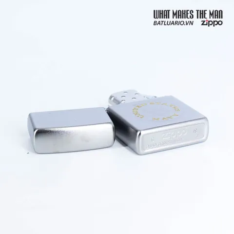 Zippo US Navy® Satin Chrome - Bật Lửa Chính Hãng Vỏ Đồng Thau Khắc Biểu Tượng Hải Quân Mỹ, Bảo Hành Trọn Đời