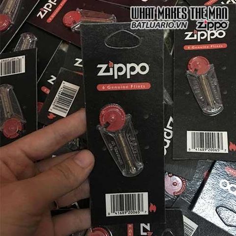 Đá Lửa Chính Hãng Zippo - Vỉ 6 Viên Lửa Màu Vàng, Phụ Kiện Bật Lửa Chất Lượng Mỹ, Hiệu Suất Tối Ưu