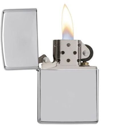 Bật Lửa Zippo Armor High Polished Chrome 167 - Vỏ Dày Chống Gió Thiết Kế Cổ Điển, Quà Tặng Cho Người Yêu Thích Zippo