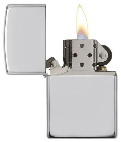 Zippo 15 - Bật Lửa Bằng Bạc Cao Cấp Đánh Bóng - Quà Tặng Sang Trọng Cho Tín Đồ Zippo