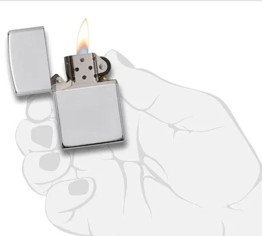 Zippo 15 - Bật Lửa Bằng Bạc Cao Cấp Đánh Bóng - Quà Tặng Sang Trọng Cho Tín Đồ Zippo
