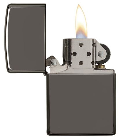 Bật Lửa Zippo Black Ice 150 - Trang Trí Đen Chrome Sang Trọng, Quà Tặng Độc Đáo Cho Người Yêu Thích Hàng Hiệu