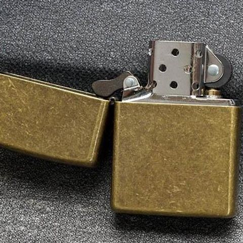 Bật Lửa Zippo 201FB - Màu Đồng Giả Cổ, Chống Gió, Độ An Toàn Cao, Bảo Hành Trọn Đời, Quà Tặng Thân Thiện Môi Trường