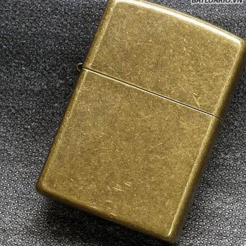 Bật Lửa Zippo 201FB - Màu Đồng Giả Cổ, Chống Gió, Độ An Toàn Cao, Bảo Hành Trọn Đời, Quà Tặng Thân Thiện Môi Trường