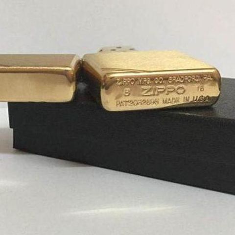 Bật Lửa Zippo 240 Vintage Brushed Brass - Bật Lửa Cổ Điển Chất Liệu Đồng, Thiết Kế Độc Đáo, Made in USA
