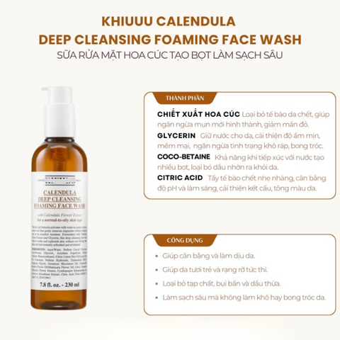 Sữa Rửa Mặt Kiehl's Hoa Cúc 230ml - Làm Sạch Dịu Nhẹ, Giảm Dầu, Phù Hợp Da Nhạy Cảm, Giữ Ẩm Tươi Mát