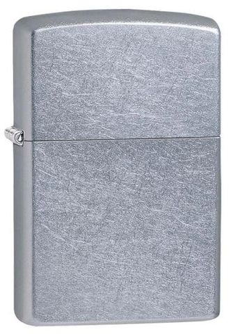 Bật Lửa Zippo Street Chrome Xước Bụi Chính Hãng 207 - Thiết Kế Độc Đáo, Chống Bám Vân Tay, Hàng Nhập Khẩu Mỹ, Quà Tặng Ý Nghĩa