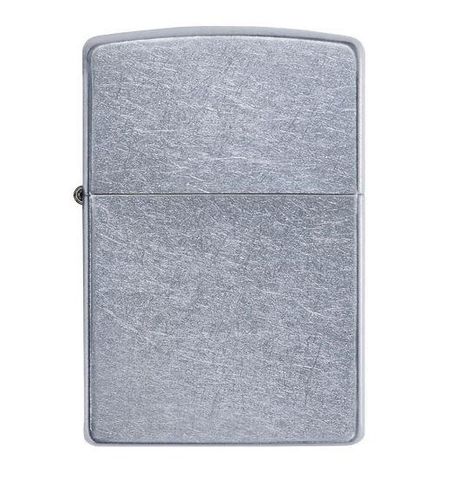 Bật Lửa Zippo Street Chrome Xước Bụi Chính Hãng 207 - Thiết Kế Độc Đáo, Chống Bám Vân Tay, Hàng Nhập Khẩu Mỹ, Quà Tặng Ý Nghĩa