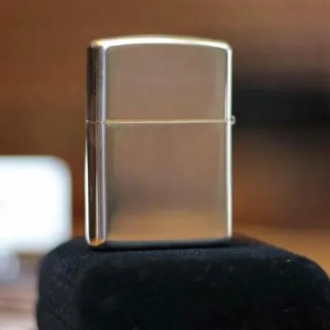 Bật lửa Zippo 26 - Bật Lửa Armor Bạc Nguyên Khối Đánh Bóng Cao - Quà Tặng Sang Trọng cho Người Yêu Bật Lửa