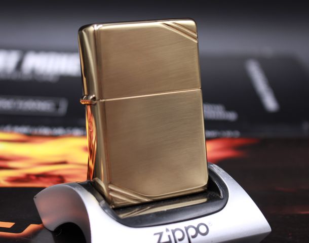 Bật Lửa Zippo Vintage Đồng Vàng Bóng 270 - Thiết Kế Cổ Điển, Bảo Hành Trọn Đời, Quà Tặng Độc Đáo cho Người Sành Điệu