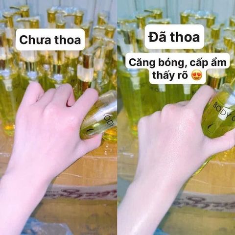Dầu Dưỡng Thể Body Oil 4% BHA - Cấp Ẩm, Săn Chắc Da, Thấm Nhanh, Phù Hợp Với Da Khô, Sần, Tăng Độ Đàn Hồi