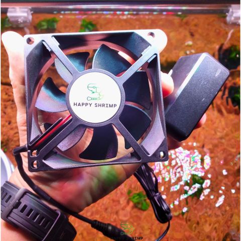 Quạt Thủy Sinh DIY Siêu Bão Happy Shrimp - Quạt Hồ Cá Siêu Mát, Siêu Êm, Hạ Nhiệt 3-4°C, Chất Lượng Cao, Tiết Kiệm Điện