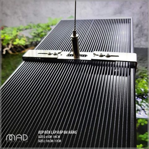 Kẹp Đèn Đa Năng MAD - Phụ Kiện Treo Đèn Thủy Sinh Chất Liệu Thép Không Gỉ Inox 304 - Bảo Hành 2 Năm