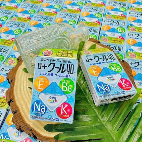 Nước Nhỏ Mắt Rohto Vita 40 Xanh 12ml - Giảm Khô Mắt, Cung Cấp Độ Ẩm và Bảo Vệ Mắt Hiệu Quả, Dành Cho Người Dùng Máy Tính