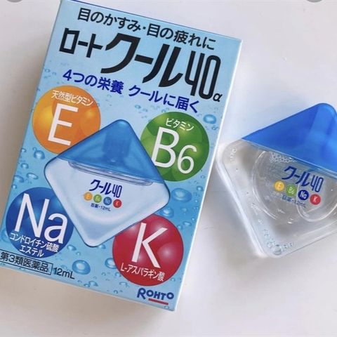 Nước Nhỏ Mắt Rohto Vita 40 Xanh 12ml - Giảm Khô Mắt, Cung Cấp Độ Ẩm và Bảo Vệ Mắt Hiệu Quả, Dành Cho Người Dùng Máy Tính