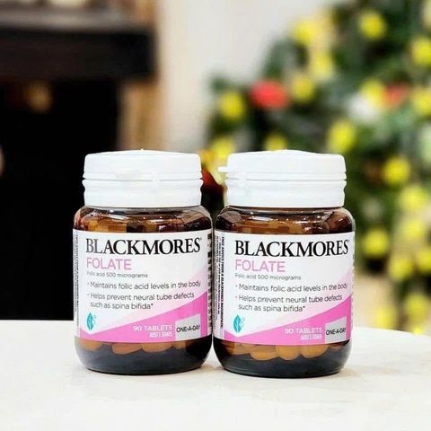 Viên uống Blackmores Folate 500mcg 90 viên – bổ sung acid folic