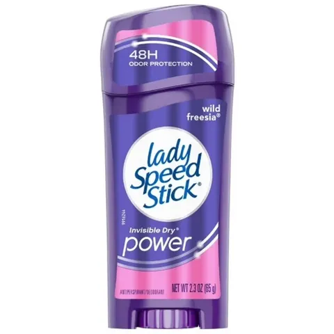 Lăn Khử Mùi Lady Speed Stick Wild Freesia 65g - Hương Hoa Tự Nhiên, Giúp Ngăn Ngừa Mùi Hiệu Quả Suốt 24 Giờ
