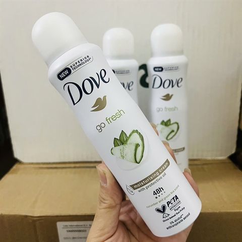 Xịt khử mùi Dove Go Fresh Dưa Leo 150ml