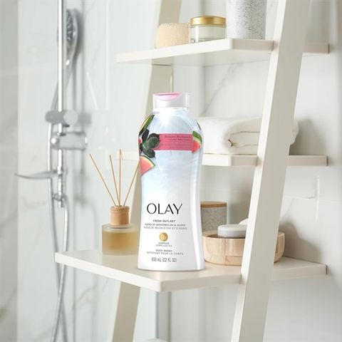 Sữa Tắm Olay Fresh Outlast Watermelon & Agave 650ml - Mát Lạnh, Dễ Chịu, Cho Làn Da Tươi Mát và Sảng Khoái