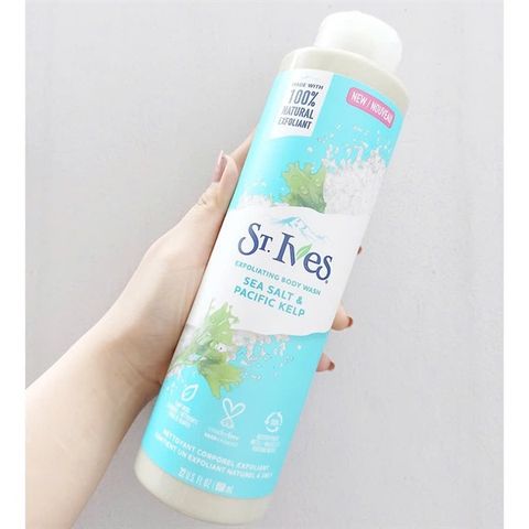 Sữa Tắm St.Ives Muối Biển 650ml - Sạch Sâu, Thư Giãn Da, Trải Nghiệm Spa Tại Nhà, Dưỡng Ẩm Tốt