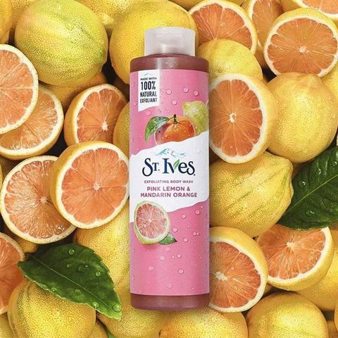 Sữa Tắm St.Ives Chanh Đào 650ml - Dưỡng Ẩm, Làm Sáng Da, Tươi Mát, Sản Phẩm Mới, Dành Cho Da Khỏe Mạnh