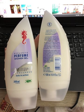 Sữa Tắm Cá Ngựa Algemarin 300ml - Hương Thơm Dịu Nhẹ, Làm Sạch Da Mềm Mại, Chăm Sóc Da Người Lớn và Trẻ Em