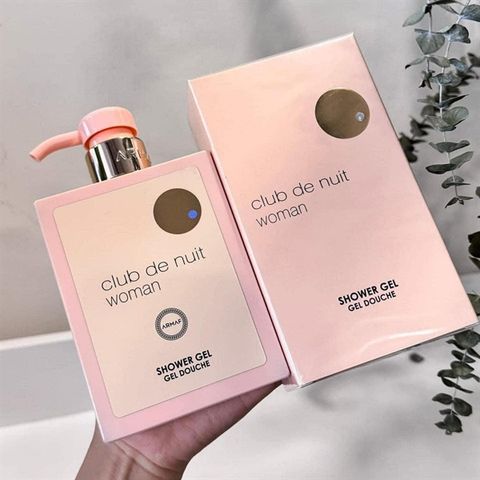 Sữa Tắm Armaf Club De Nuit Woman 360ml (Hồng) - Hương Nữ Tính, Sang Trọng, Dưỡng Da Mềm Mại