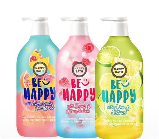Sữa Tắm Happy Bath Lime & Citrus 900ml - Thơm Mát, Sảng Khoái, Dưỡng Ẩm Da - Sản Phẩm Chăm Sóc Da chuẩn