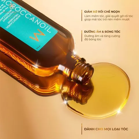 Tinh Dầu Dưỡng Tóc Moroccanoil Treatment Original 15ml - Giảm Xơ Rối, Tăng Độ Bóng Mượt, Dưỡng Ẩm Tóc Bằng Dầu Argan Maroc