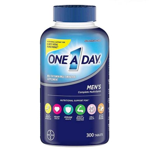 Viên uống One A Day Men’s Multivitamin 300 viên - Vitamin tổng hợp hỗ trợ sức khỏe nam giới, tăng cường năng lượng và đề kháng