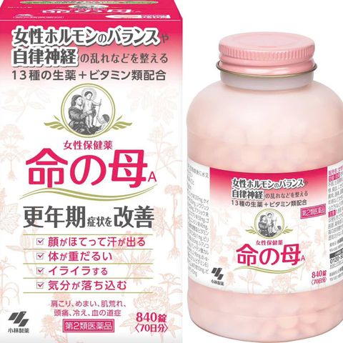Viên uống cân bằng nội tiết Kobayashi 840 viên - Giải pháp dinh dưỡng cho phụ nữ tiền mãn kinh từ Nhật Bản