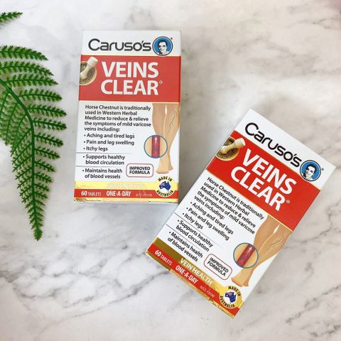 Viên uống Caruso's Veins Clear – hỗ trợ tĩnh mạch