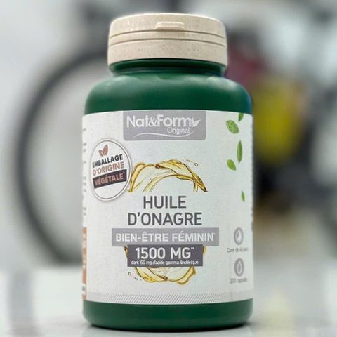 Viên uống Nat&Form Evening Primrose Oil 200 viên - Hỗ trợ cân bằng nội tiết, cải thiện sức khỏe và sắc đẹp của phái đẹp.