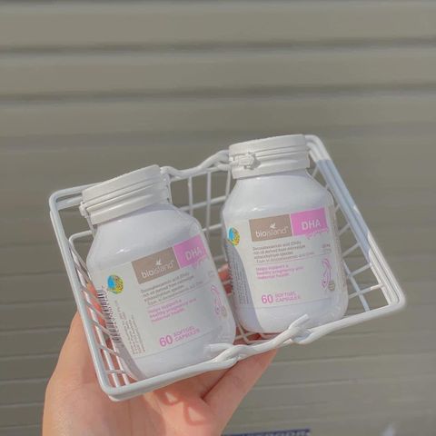Viên uống DHA cho bà bầu BioIsland 60 viên - Bổ sung dinh dưỡng thiết yếu cho sự phát triển não bộ và thị giác thai nhi