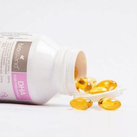 Viên uống DHA cho bà bầu BioIsland 60 viên - Bổ sung dinh dưỡng thiết yếu cho sự phát triển não bộ và thị giác thai nhi