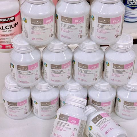 Viên uống DHA cho bà bầu BioIsland 60 viên - Bổ sung dinh dưỡng thiết yếu cho sự phát triển não bộ và thị giác thai nhi