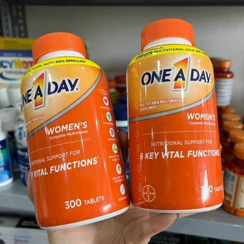 Vitamin tổng hợp One A Day Women’s Multivitamin 300 viên, bổ sung dinh dưỡng dưới 50 tuổi